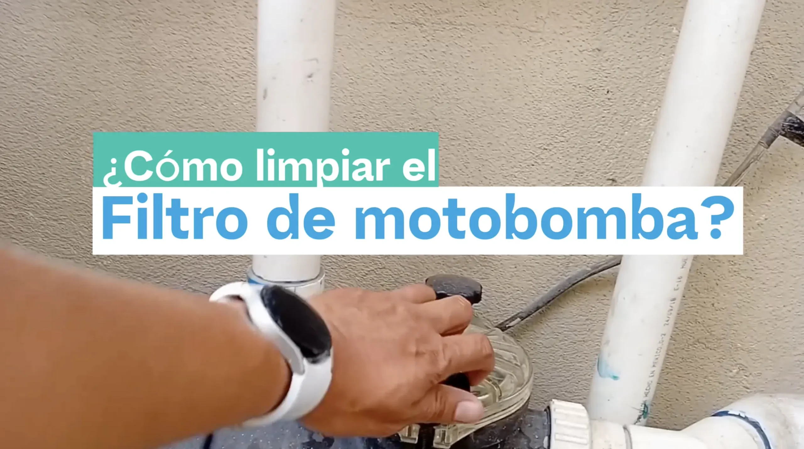 Cómo limpiar el filtro de bomba