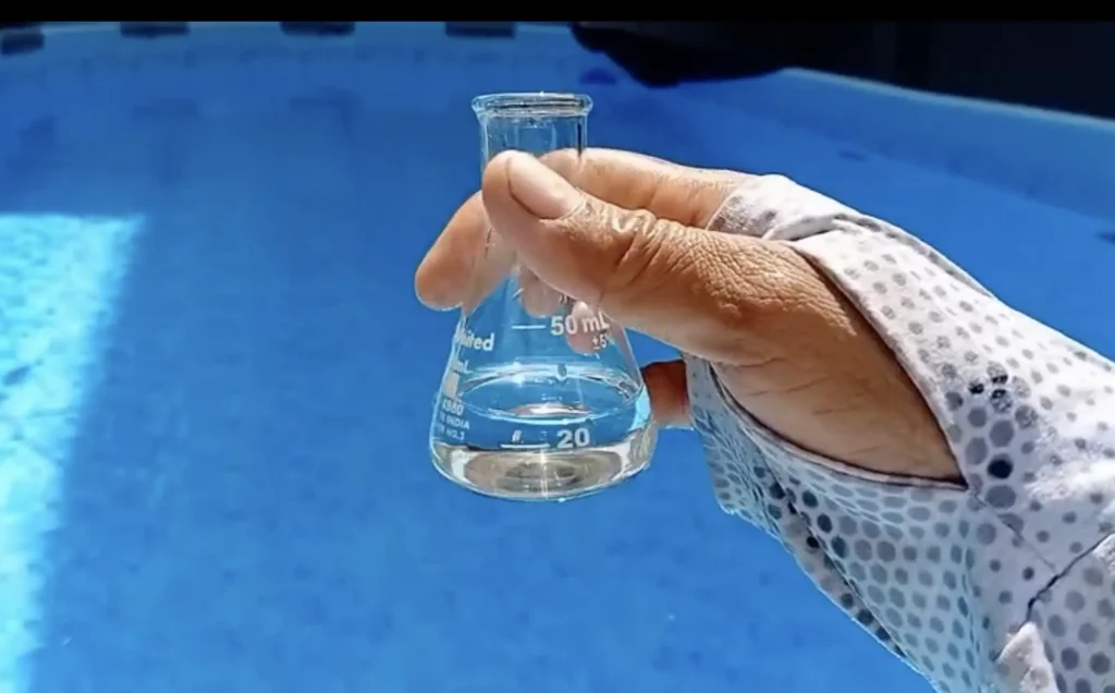 Alcalinidad total de una piscina