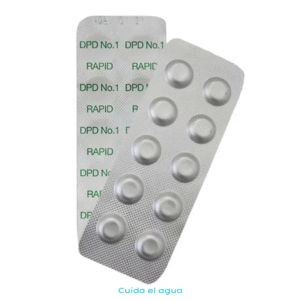 Pastillas DPD1 para analizar cloro libre